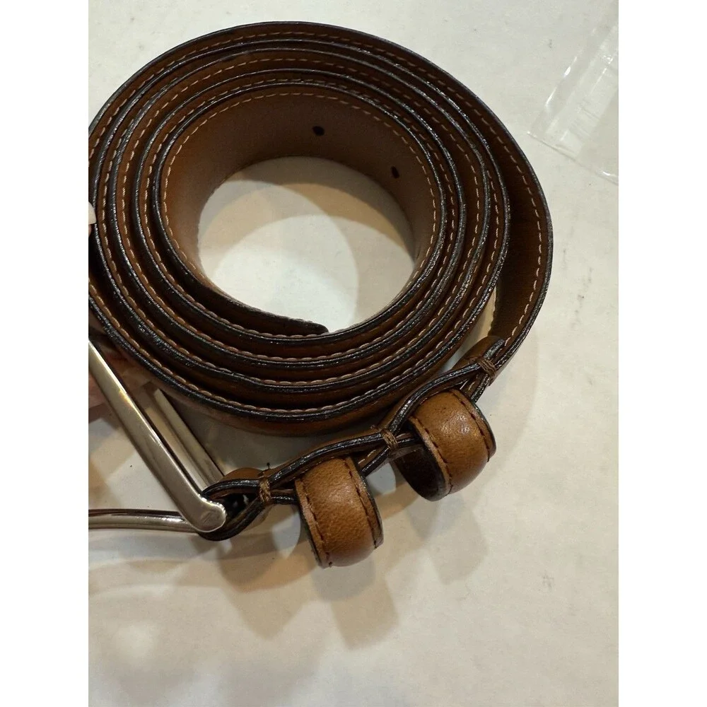 Jos. A. Bank‎ Men’s Belt Italian Genuine Leather Brown 42/105 Dress Signature